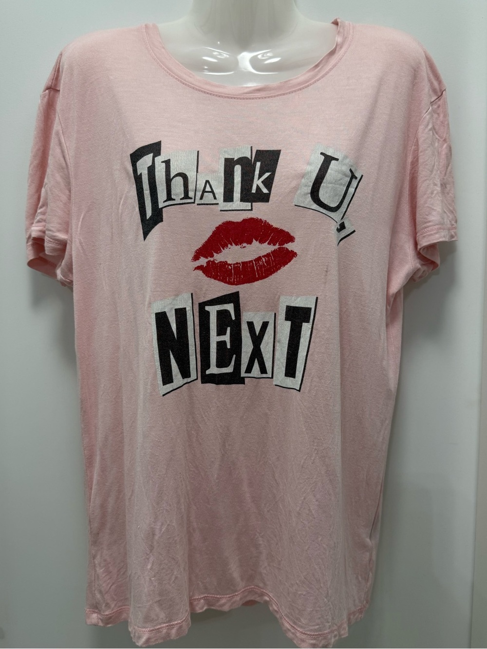 Thank U Next Pink T-shirt Size M
